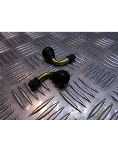 2 x valve jante roue coudée PVR70 type origine Neuf moto scooter deux roues quad