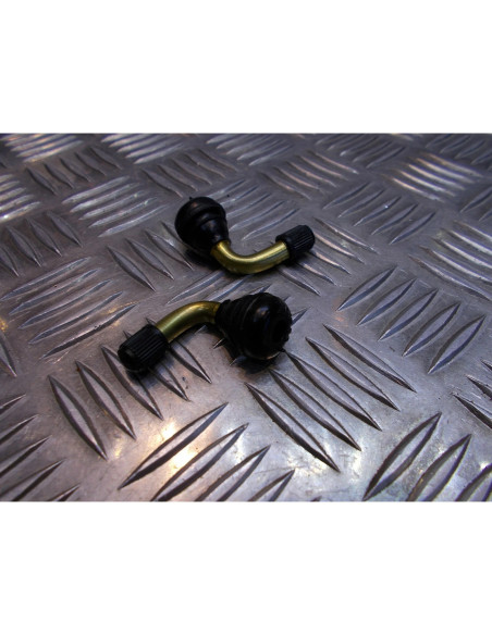 2 x valve jante roue coudée PVR70 type origine Neuf moto scooter deux roues quad