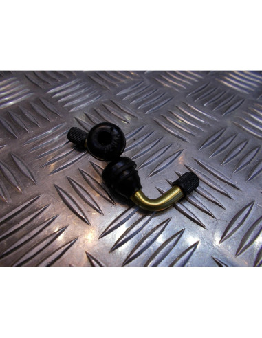 2 x valve jante roue coudée PVR70 type origine Neuf moto scooter deux roues quad