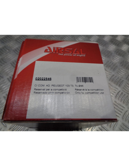 cylindre piston diam 46 mm airsal t6 racing 02022546 mobylette cyclomoteur peuge
