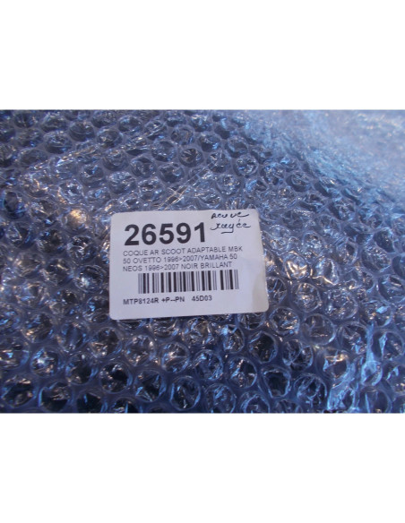 cache plastique lateral coque arriere droit scooter mbk 50 ovetto 1996 - 2007