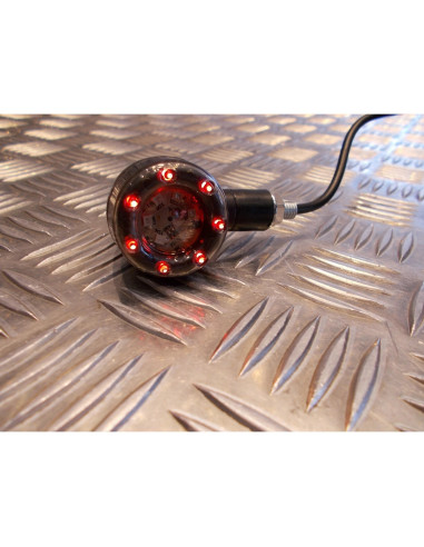 jeu 2 x clignotant 13 led universel adaptable moto scooter quad ....