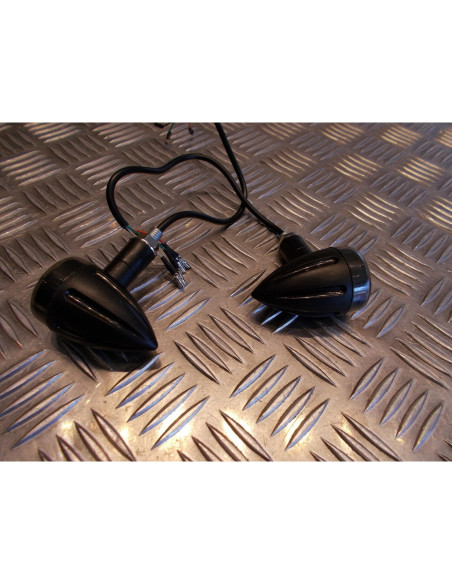 jeu 2 x clignotant 13 led universel adaptable moto scooter quad ....