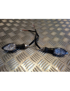 2 x clignotant universel adaptable 13 led pour tout type moto scooter 2 roues qu