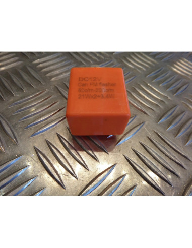 centrale clignotant pour led et ampoule reglable 12v moto scooter 21w x2 + 3,4w