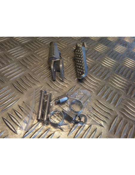 paire de cale repose pied avant pilote moto honda cbr 600 1000 rr 2003 - 2012