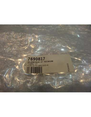 silencieux art tecnium pot echappement alu cross 2 temps moto husqvarna tc 250 2