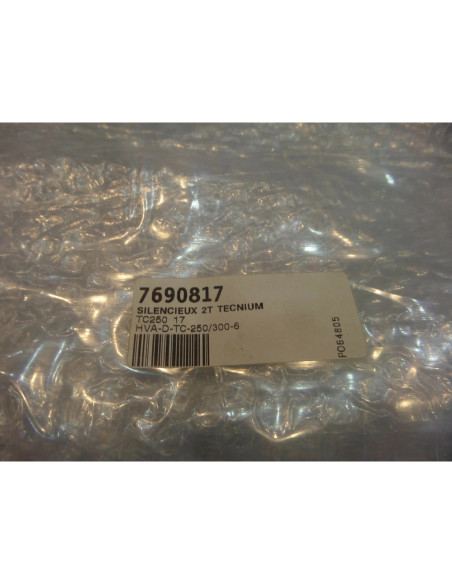 silencieux art tecnium pot echappement alu cross 2 temps moto husqvarna tc 250 2