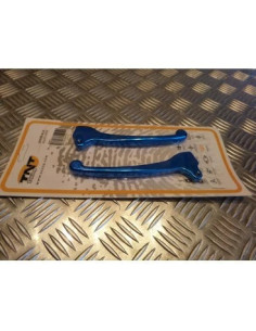 jeu de levier de frein bleu pour scooter piaggio 50 typhoon nrg ...
