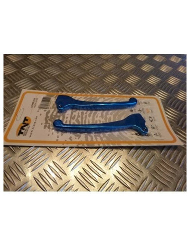 jeu de levier de frein bleu pour scooter piaggio 50 typhoon nrg ...