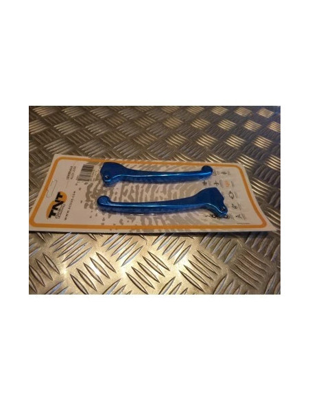 jeu de levier de frein bleu pour scooter piaggio 50 typhoon nrg ...