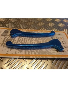 jeu de levier de frein bleu pour scooter piaggio 50 typhoon nrg ... 2