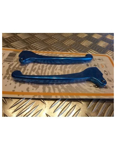 jeu de levier de frein bleu pour scooter piaggio 50 typhoon nrg ...