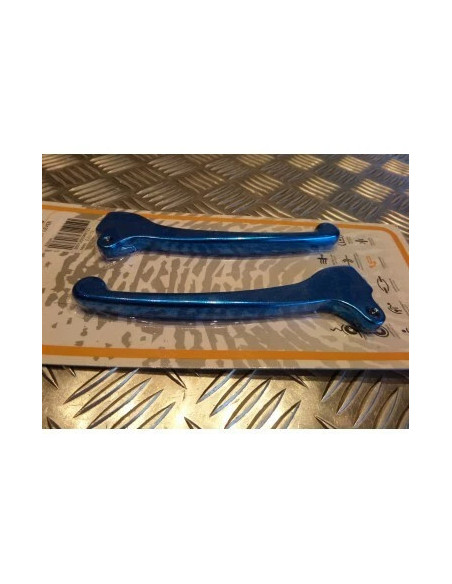 jeu de levier de frein bleu pour scooter piaggio 50 typhoon nrg ...