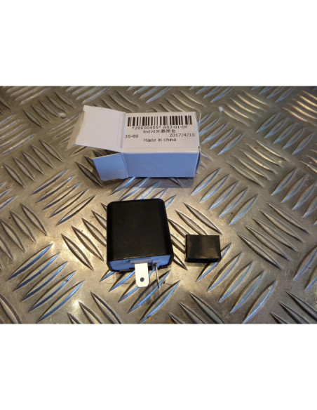 centrale clignotant relais led ampoule reglable 12v moto scooter 21w x2 + 3,4w