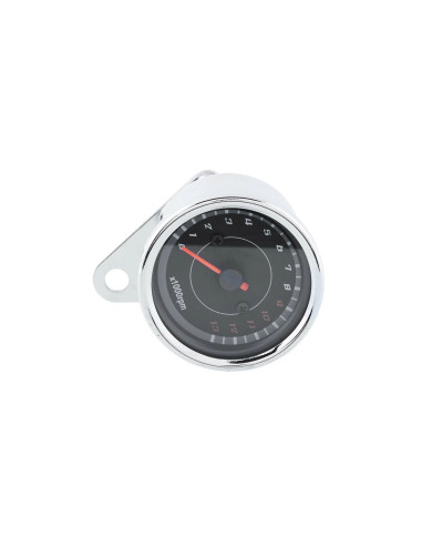 compteur compte tours electrique universel adaptable scooter moto quad chrome