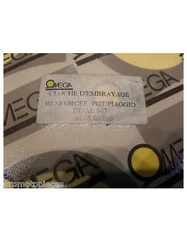 cloche embrayage 107mm omega scooter piaggio 50 zip typhoon peugeot trekker Buxy