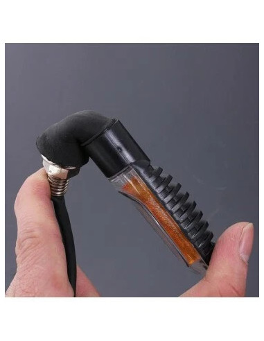 jeu de 2 clignotant led univesel adaptable scooter moto 2 roues quad