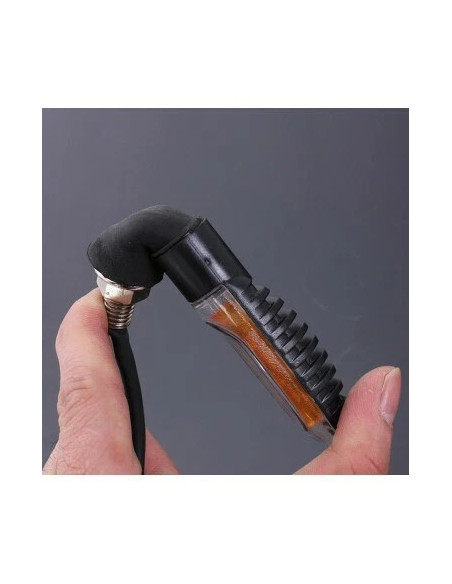 jeu de 2 clignotant led univesel adaptable scooter moto 2 roues quad