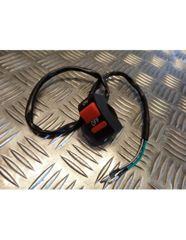 coupe circuit universel on / off guidon commodo bouton masse moto scooter quad b