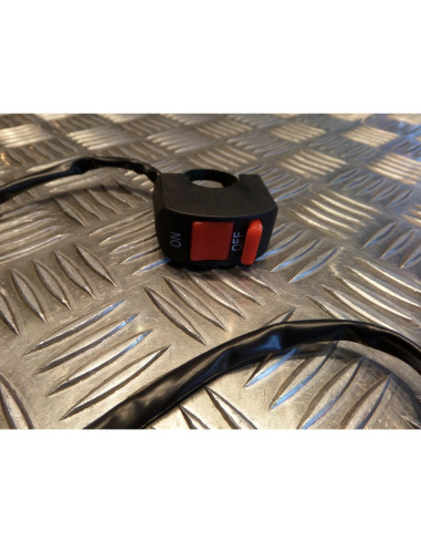 coupe circuit universel on / off guidon commodo bouton masse moto scooter quad b