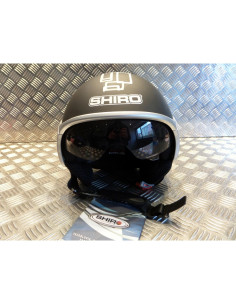 casque jet shiro sh 482 sh-482 glory noir mat taille xs moto scooter quad 2