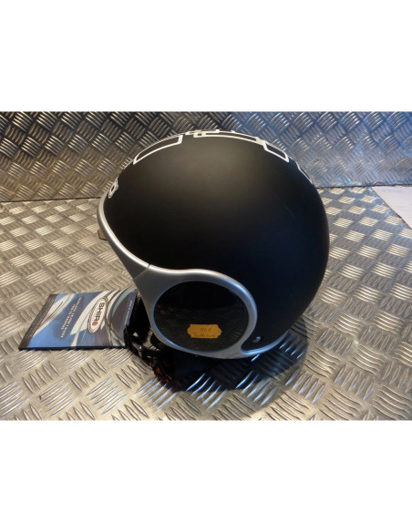 casque jet shiro sh 482 sh-482 glory noir mat taille xs moto scooter quad