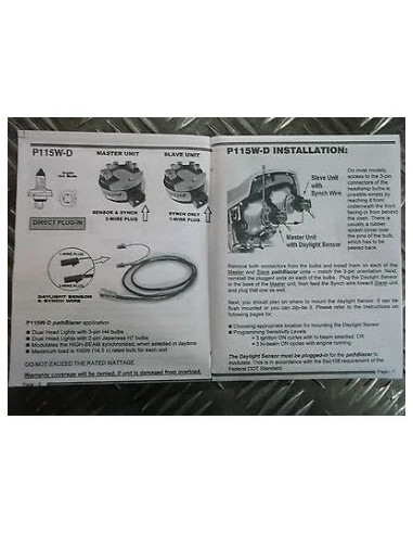 kit pathblazer p115w dual h4 and h7 kisan eclairage puissant pour être vu moto s
