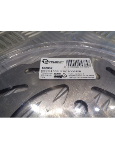 disque frein avant 180mm 4 trous scooter mbk 50 booster next rocket bws