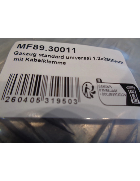 cable gaz accelerateur universel standart 1.2mm x 2500mm scooter moto quad