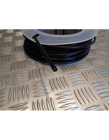 gaine noir de cable gaz accelerateur diam 6 mm au metre pour moto scooter quad m