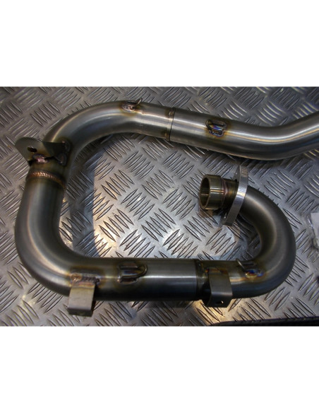 collecteur pot echappement crd inox moto yamaha yz 250 f yzf 2014 - 16 7690518 9