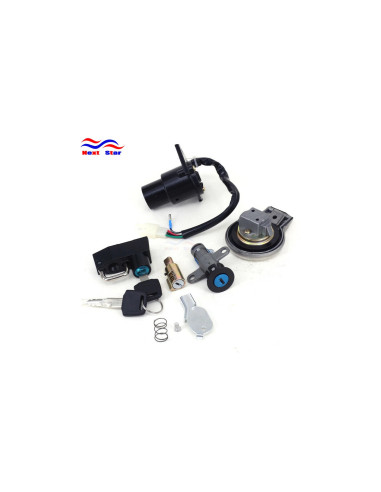 kit neiman contacteur cle bouchon serrure selle moto yamaha xv 125 250 virago 19