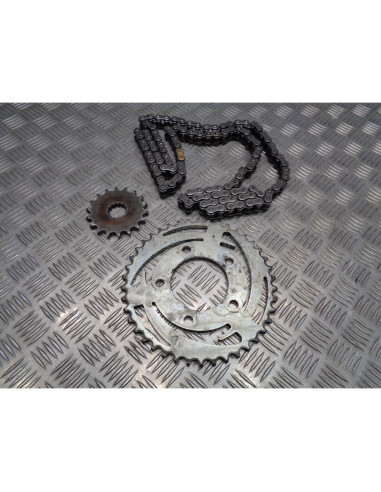 kit chaine pignon couronne moto triumph 900 trophy t336