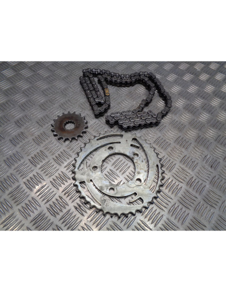 kit chaine pignon couronne moto triumph 900 trophy t336