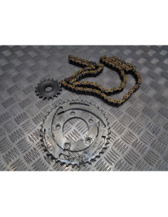 kit chaine pignon couronne moto triumph 900 trophy t336 2