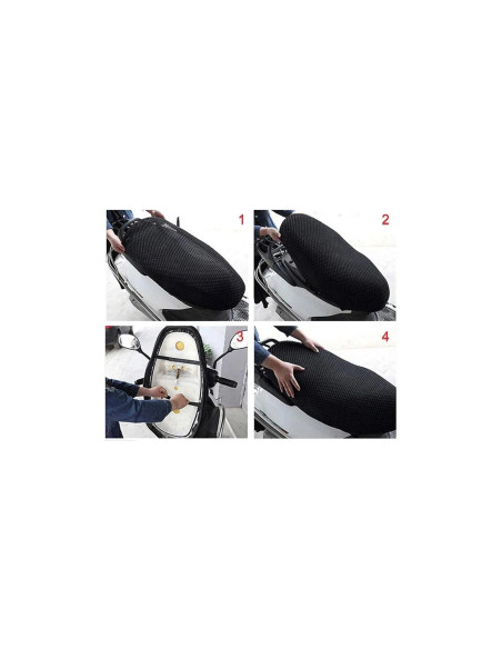 housse recouvrement selle s 47 x 35 cm moto scooter mobylette quad antiderapant