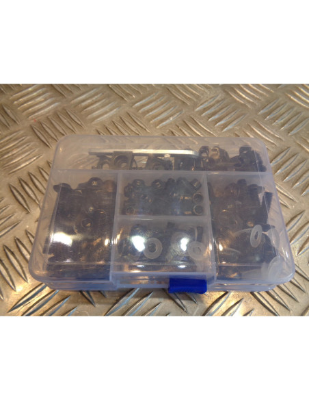 177 vis boulon ecrou clips noir cache carenage carrosserie moto scooter fixation
