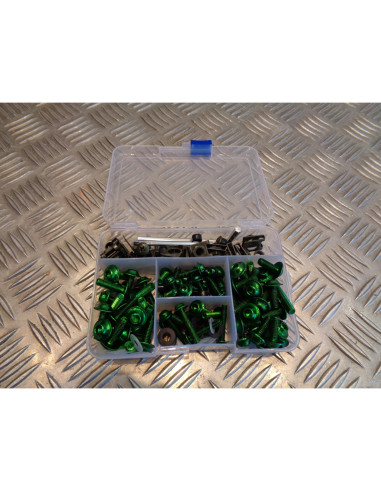 177 vis boulon ecrou clips vert cache carenage carrosserie moto scooter fixation
