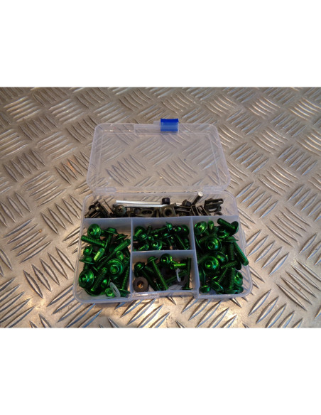 177 vis boulon ecrou clips vert cache carenage carrosserie moto scooter fixation