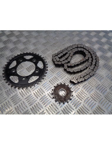 kit chaine pignon couronne moto suzuki gs 500 e gse gm51a