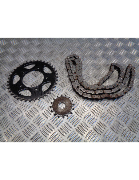 kit chaine pignon couronne moto suzuki gs 500 e gse gm51a