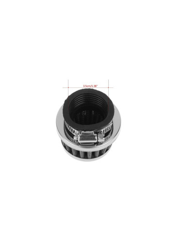 filtre air cornet petit diam 35 mm universel adaptable carburateur moto scooter