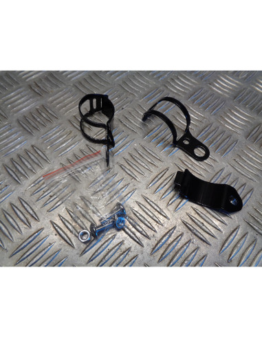 jeu platine support fixation clignotant sur fourche diam 30 mm a 43 mm moto quad