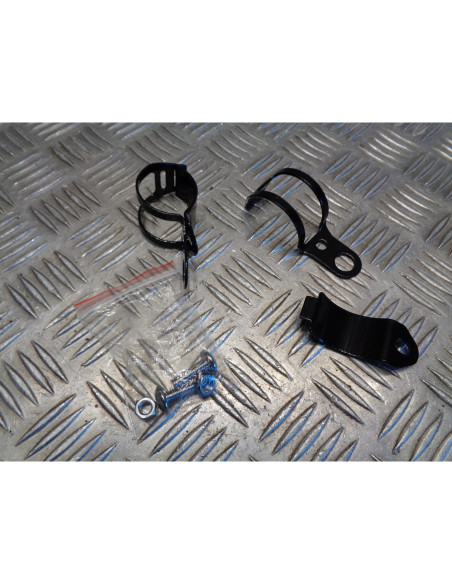 jeu platine support fixation clignotant sur fourche diam 30 mm a 43 mm moto quad