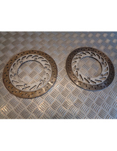 paire disque frein avant moto honda nt 650 v deauville ntv rc47 2