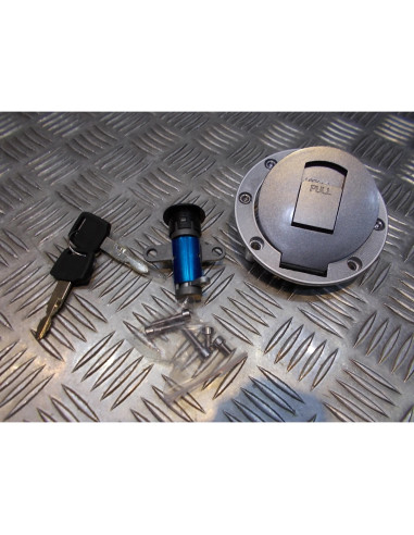 kit neiman contacteur cle serrure selle bouchon essence moto yamaha 125 tzr 850