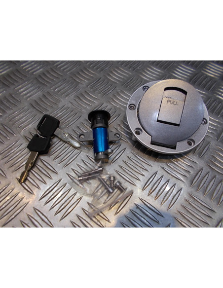 kit neiman contacteur cle serrure selle bouchon essence moto yamaha 125 tzr 850