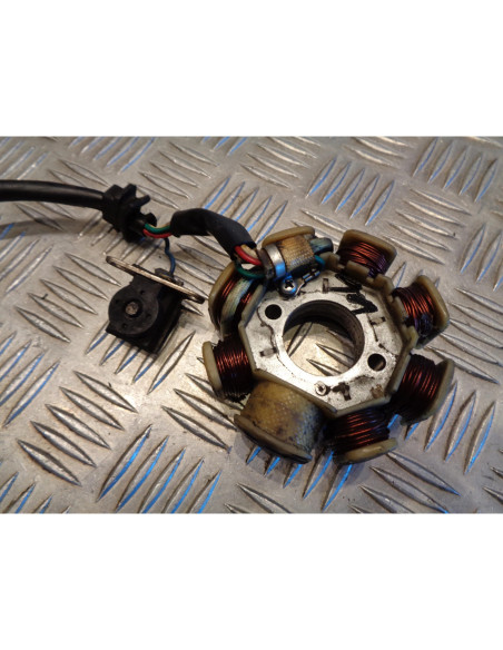 stator bobines allumage 8 poles 5 fils scooter 125 chinois gy6 152 qmi 152qmi
