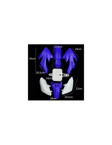 7 carenage plastique cache carrosserie moto dirt bike type crf 50 70 90 110 125